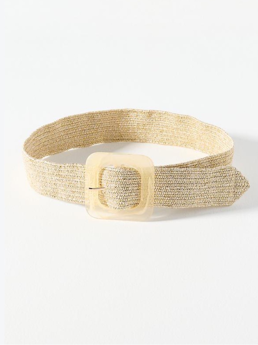 Anthropologie Women's XS Natural Raffia Waist Belt NWT